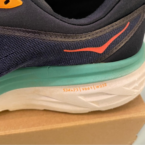 Hoka One One Bondi 8 Men’s Size 11 D Navy Athletic Walking Running Gym Shoes - Picture 16 of 16